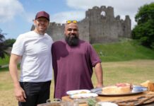 Alun Wyn Jones teams up with fiery chef in Swansea in BBC programme Chris Cooks Cymru