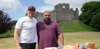 Alun Wyn Jones teams up with fiery chef in Swansea in BBC programme Chris Cooks Cymru