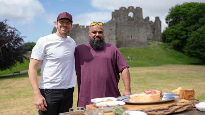 Alun Wyn Jones teams up with fiery chef in Swansea in BBC programme Chris Cooks Cymru