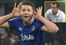 Ex-England rugby star confesses to committing cardinal sin at Everton vs Liverpool