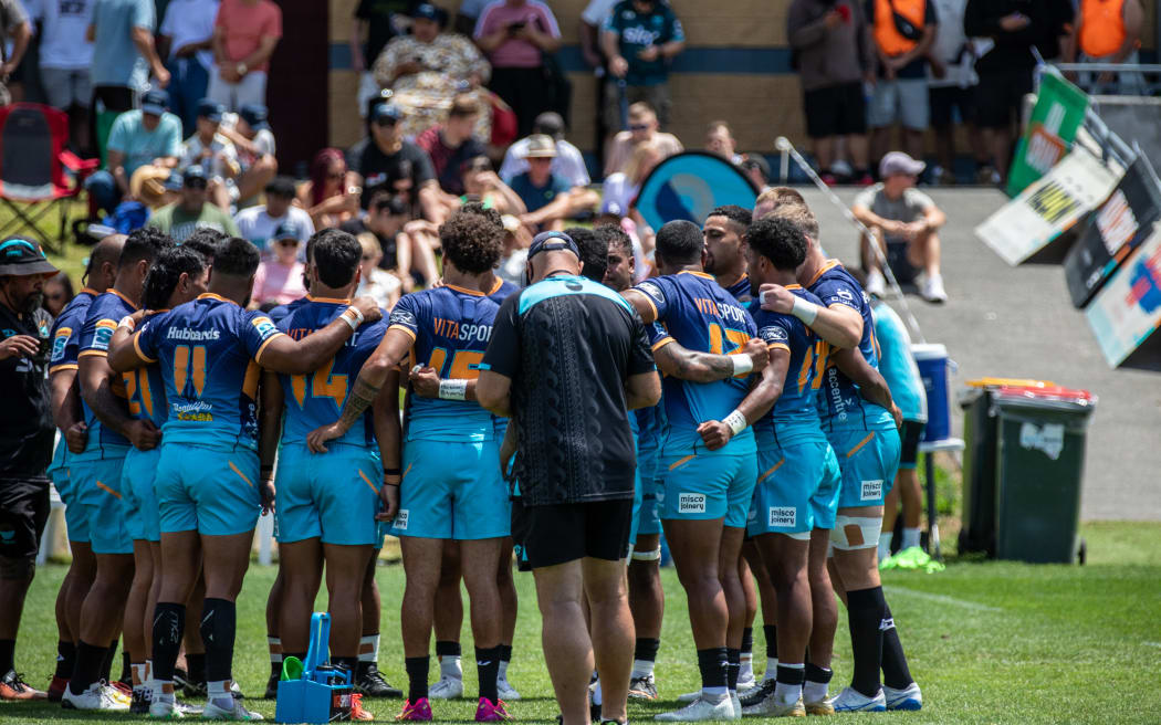 Moana Pasifika vs Highlanders pre-season game North Harbour Stadium