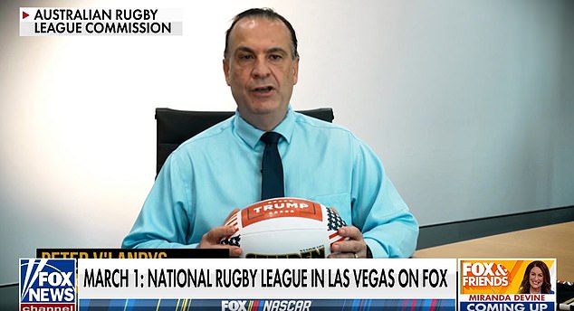 The NRL and ARLC boss Peter V'landys have also been making a play to get US president Donald Trump to attend the rugby league extravaganza in Las Vegas