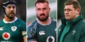 Ireland trio ruled out of Wales Six Nations game