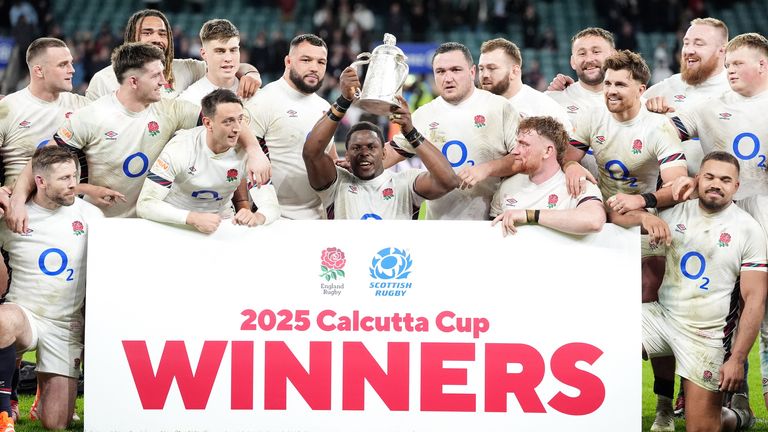 England won the Calcutta Cup for the first time since 2020