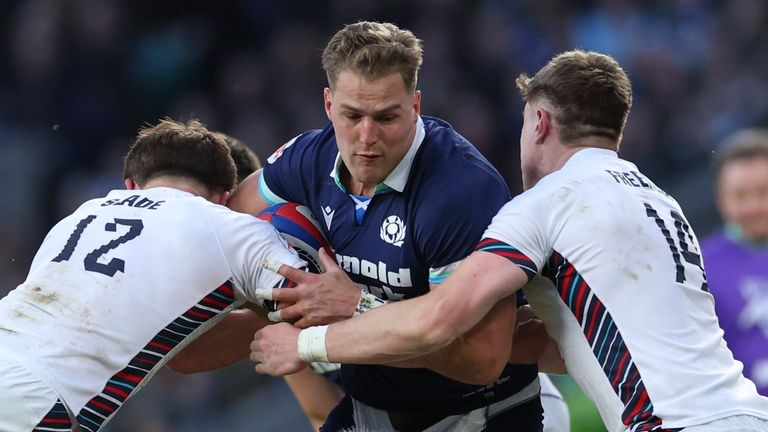 Duhan van der Merwe tormented England in Scotland's dominant first-half performance