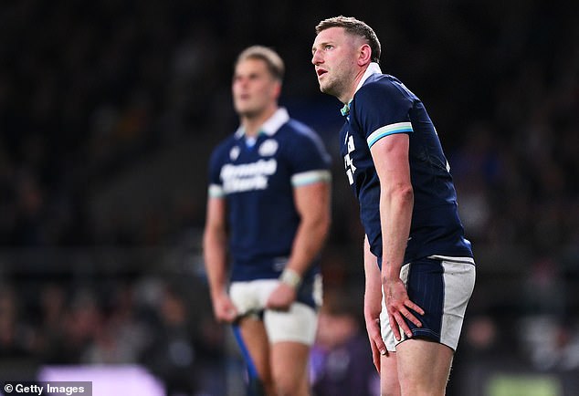 Only the poor kicking of Finn Russell spared England, who came close to defeat in the final seconds of the game