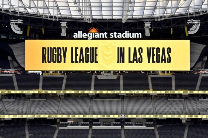 Rugby league in Las Vegas: Brutal hits, no pads and inflatable baseball bat trouble