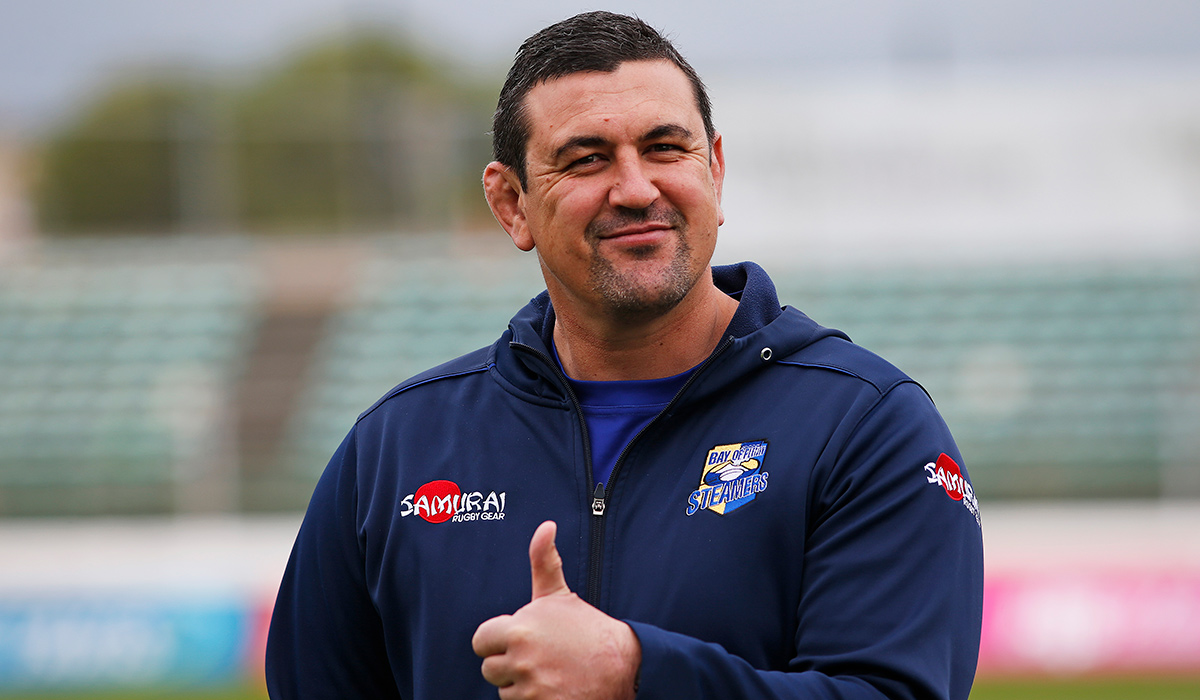 Bay of Plenty coach Clayton McMillan during the round 6 Mitre 10 Cup match between Manawatu and the Bay of Plenty at Central Energy Trust Arena on October 17, 2020 in Palmerston North, New Zealand. Pic: William Booth/Getty Images