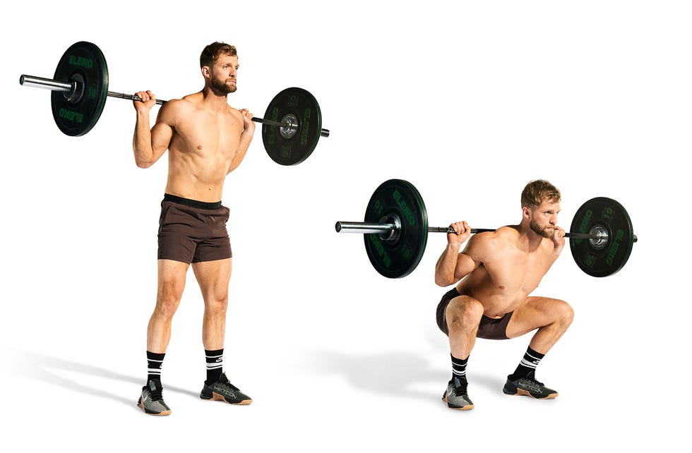 barbell back squat