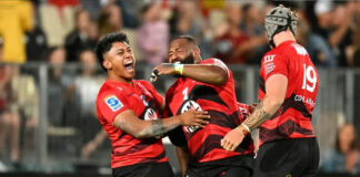 Crusaders open Super Rugby Pacific with 33-25 win over Hurricanes