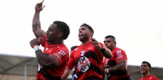 Debutant hat-trick sees Crusaders win Super Rugby Pacific opener