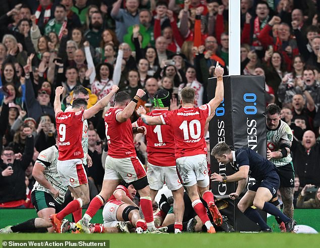 Jac Morgan's try against Ireland almost lifted the roof off the iconic Principality Stadium