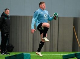 Tadhg Furlong ‘full of energy’ as Ireland prop steps up recovery for France