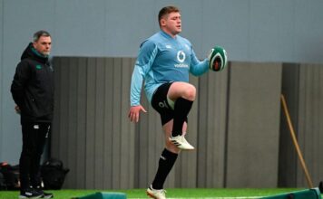 Tadhg Furlong ‘full of energy’ as Ireland prop steps up recovery for France