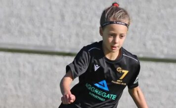 Family's heartbreaking tribute to football-mad girl, 10, killed when car ploughed onto rugby pitch as she's pictured