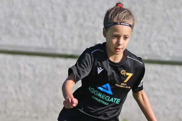 Family's heartbreaking tribute to football-mad girl, 10, killed when car ploughed onto rugby pitch as she's pictured