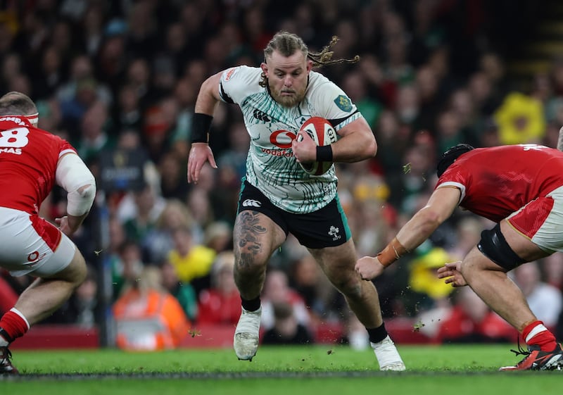 Finlay Bealham is set to return to the Ireland frontrow for the game against France. Photograph: Dan Sheridan/Inpho