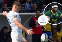 Owen Farrell gets Kolisi treatment from Racing 92: 'Snail going backwards' : Planet Rugby