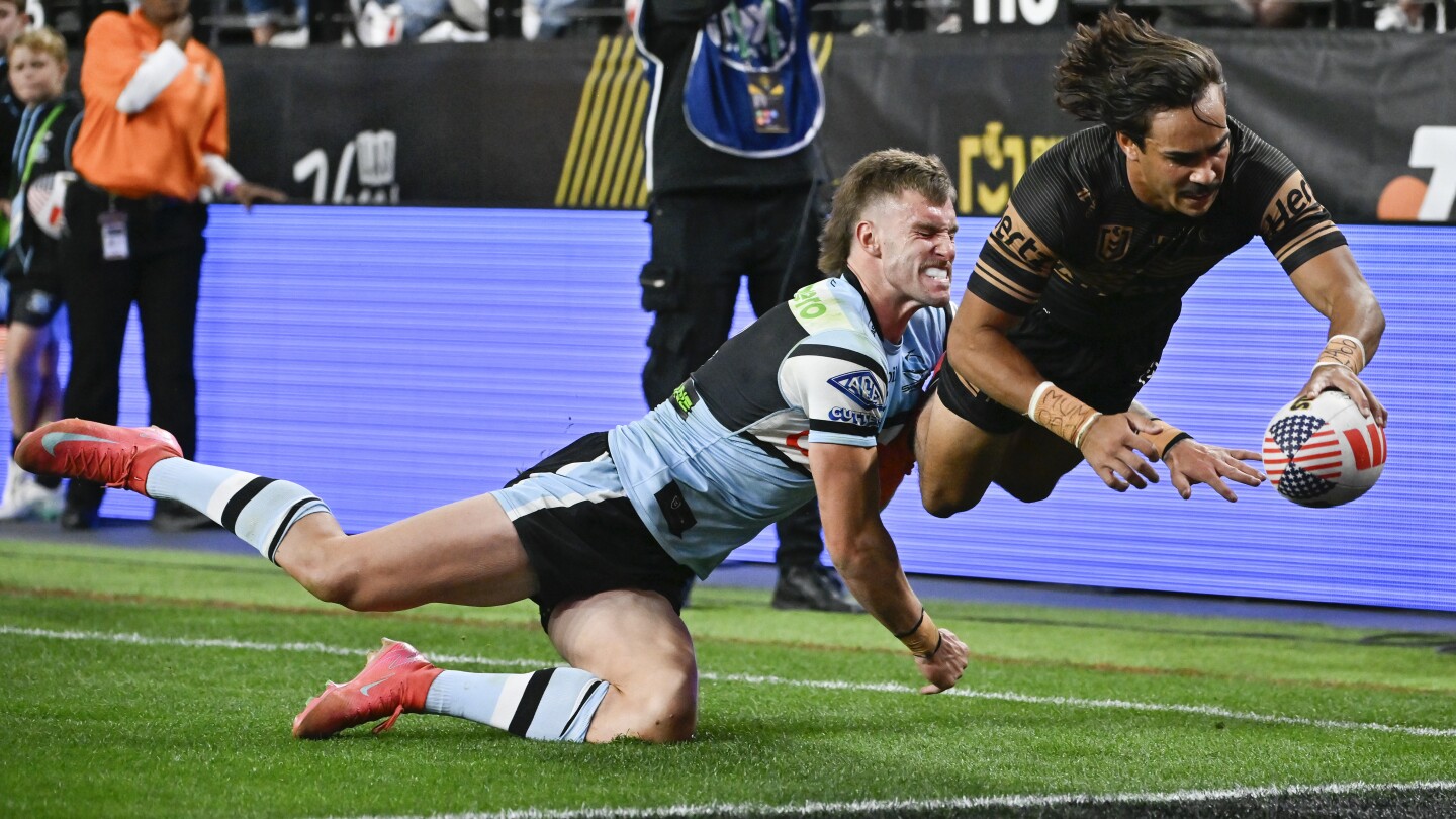 Rugby league returns to Vegas; tries galore, big hits and a cliff-hanger finish